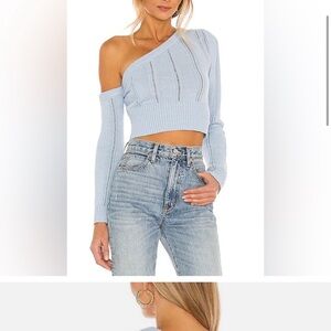 Landau Sweater in Baby Blue MAJORELLE - Baby Blue
Size: S
